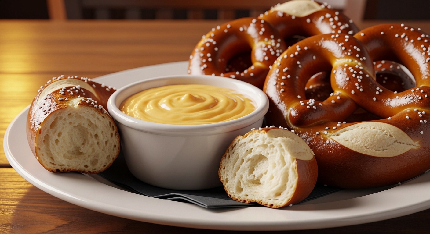 Brew Pub Pretzels & Beer Cheese Dip Brew Pub Pretzels & Beer Cheese Dip