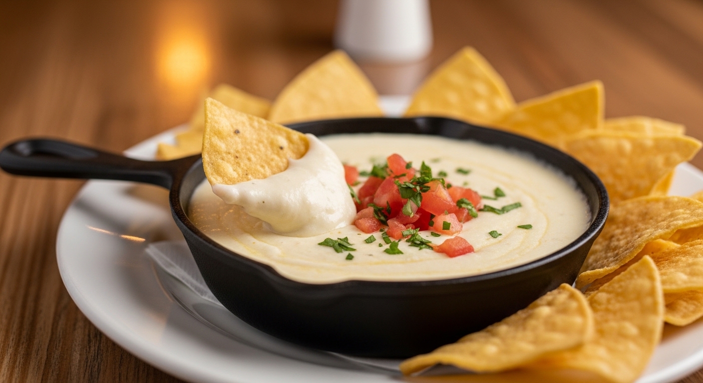 White Queso Dip & Chips White Queso Dip & Chips