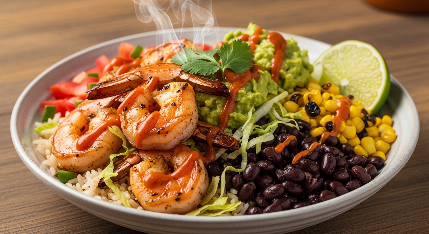 Tex-Mex Shrimp Bowl Tex-Mex Shrimp Bowl