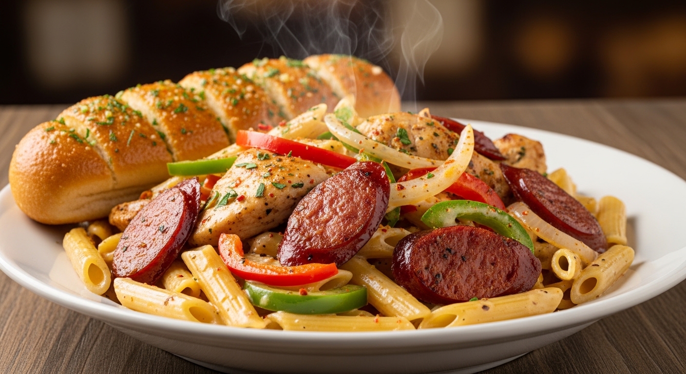 Bourbon Street Chicken & Andouille Sausage Penne Bourbon Street Chicken & Andouille Sausage Penne