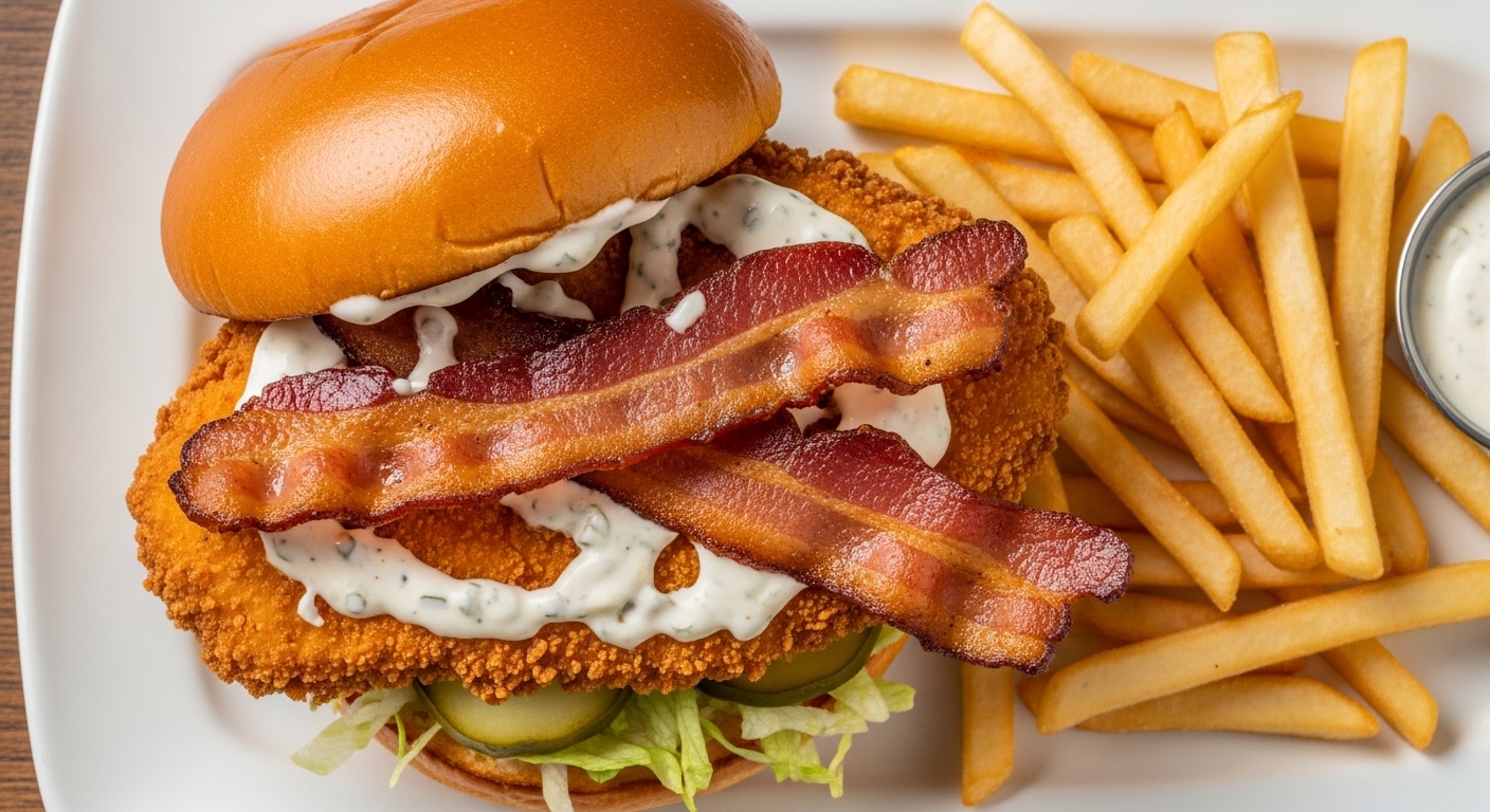 Bacon Ranch Chicken Sandwich Bacon Ranch Chicken Sandwich