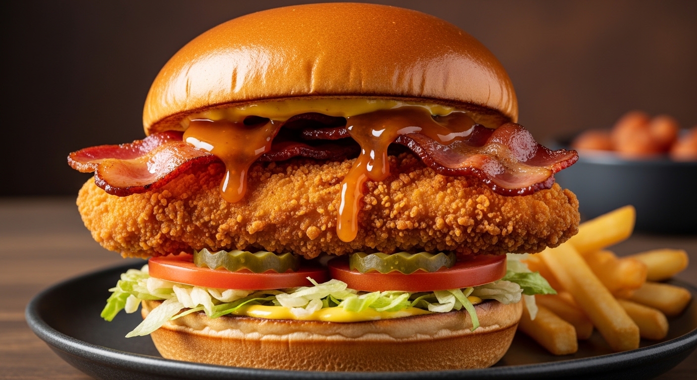 Spicy Honey Mustard Chicken Sandwich Spicy Honey Mustard Chicken Sandwich