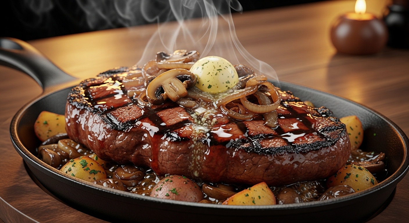Bourbon Street Steak Skillet. Bourbon Street Steak Skillet.